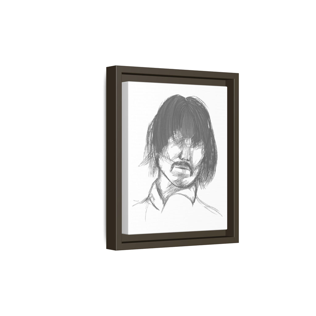 "The Man" Framed Matte Canvas Portrait