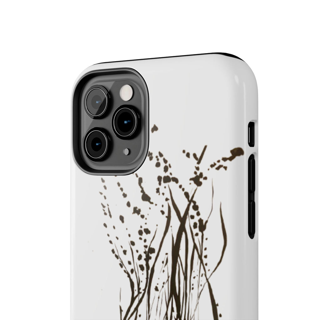 "Ink Face" Tough Phone Case — Abstract Ink Sketch Protective Cover