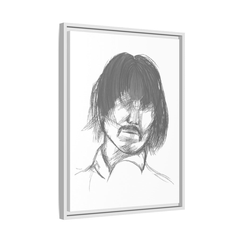 "The Man" Framed Matte Canvas Portrait