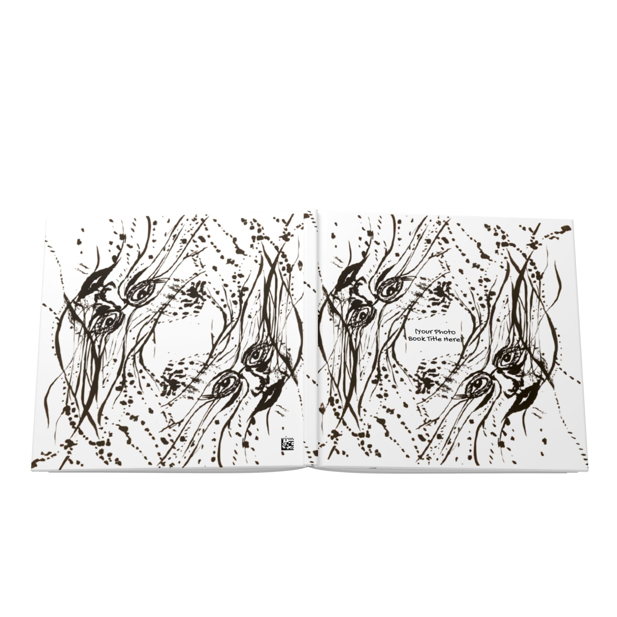 "Twin Faces" Hardcover Customizable Photo Book
