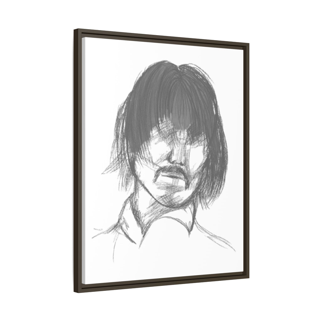 "The Man" Framed Matte Canvas Portrait