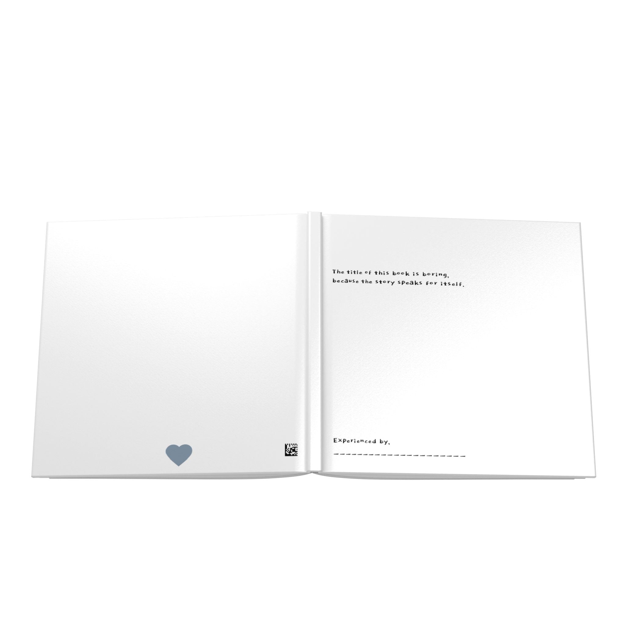 "The title of this book is boring" Hardcover Photo Book