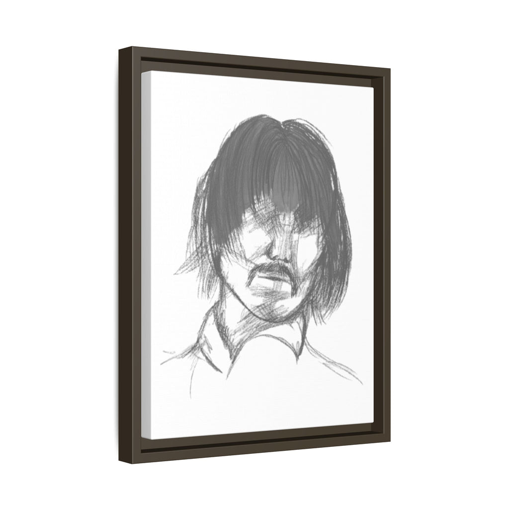 "The Man" Framed Matte Canvas Portrait