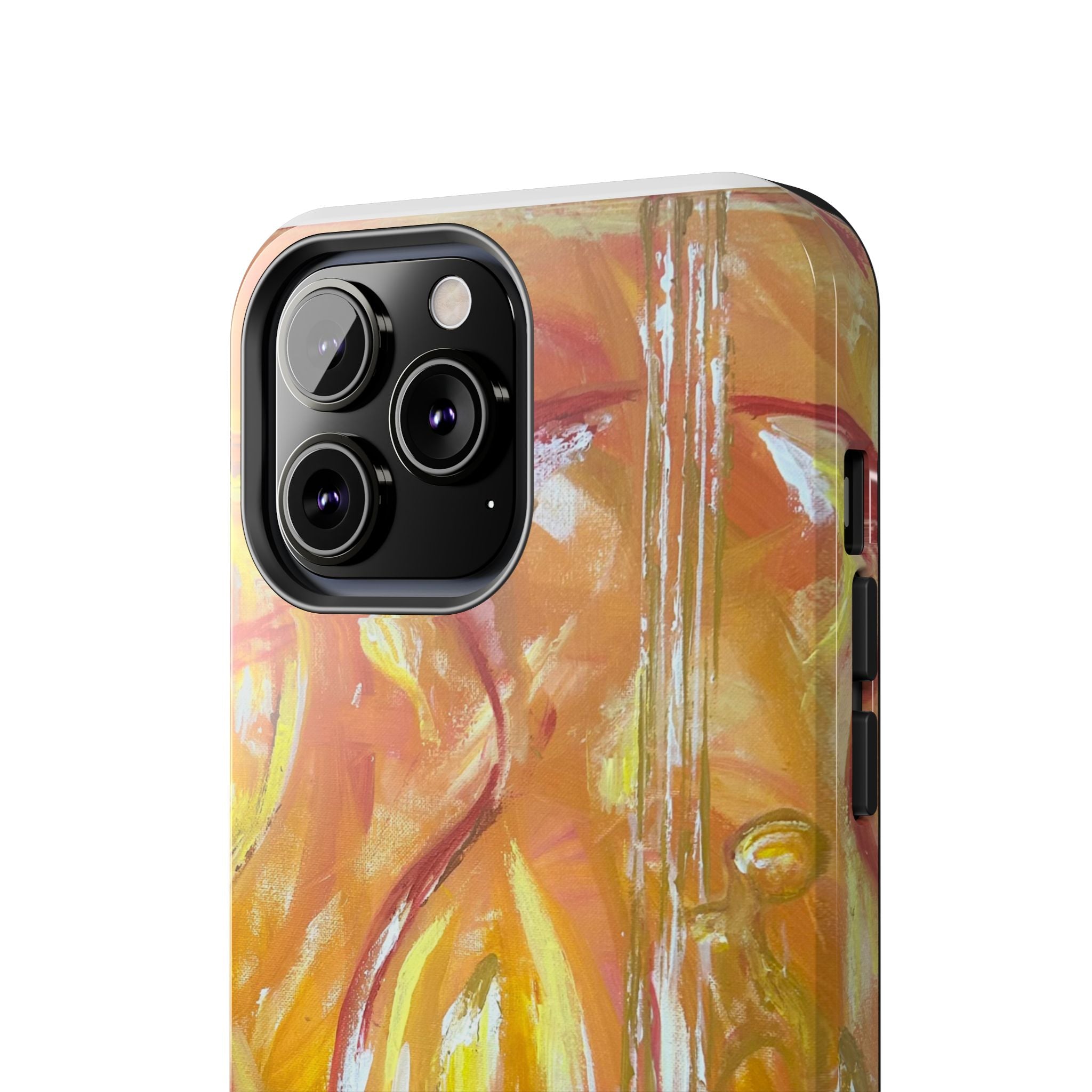 "Guitar People" Abstract Warm Guitar Art Phone Case