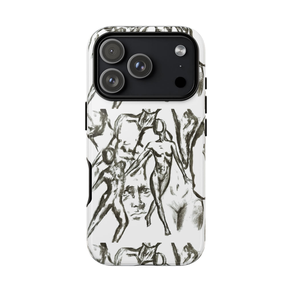"The Figures" Artistic Figure Pattern Phone Case