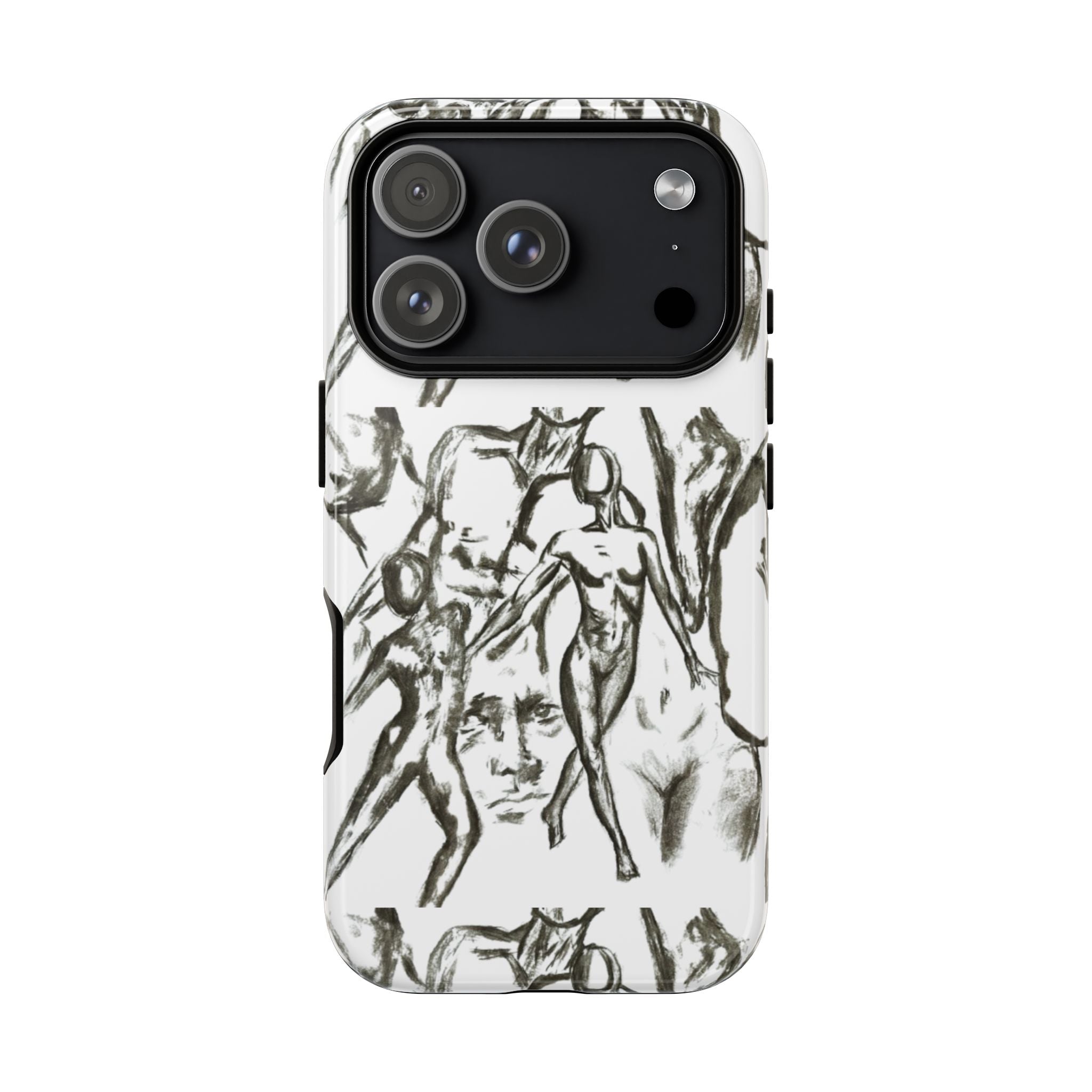 "The Figures" Artistic Figure Pattern Phone Case