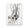 "Ink Face" Abstract Monochrome Artistic Sketch Notebook