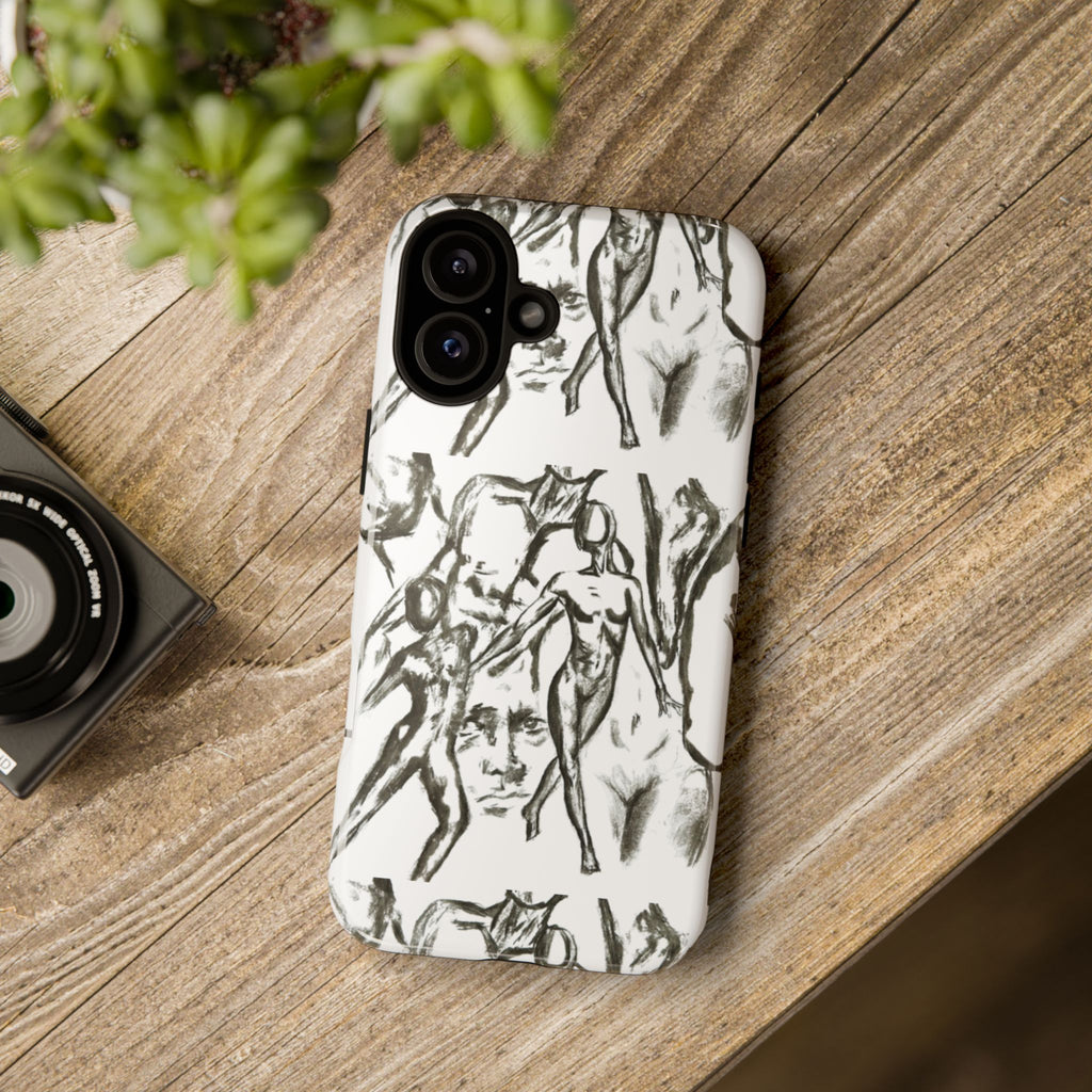 "The Figures" Artistic Figure Pattern Phone Case