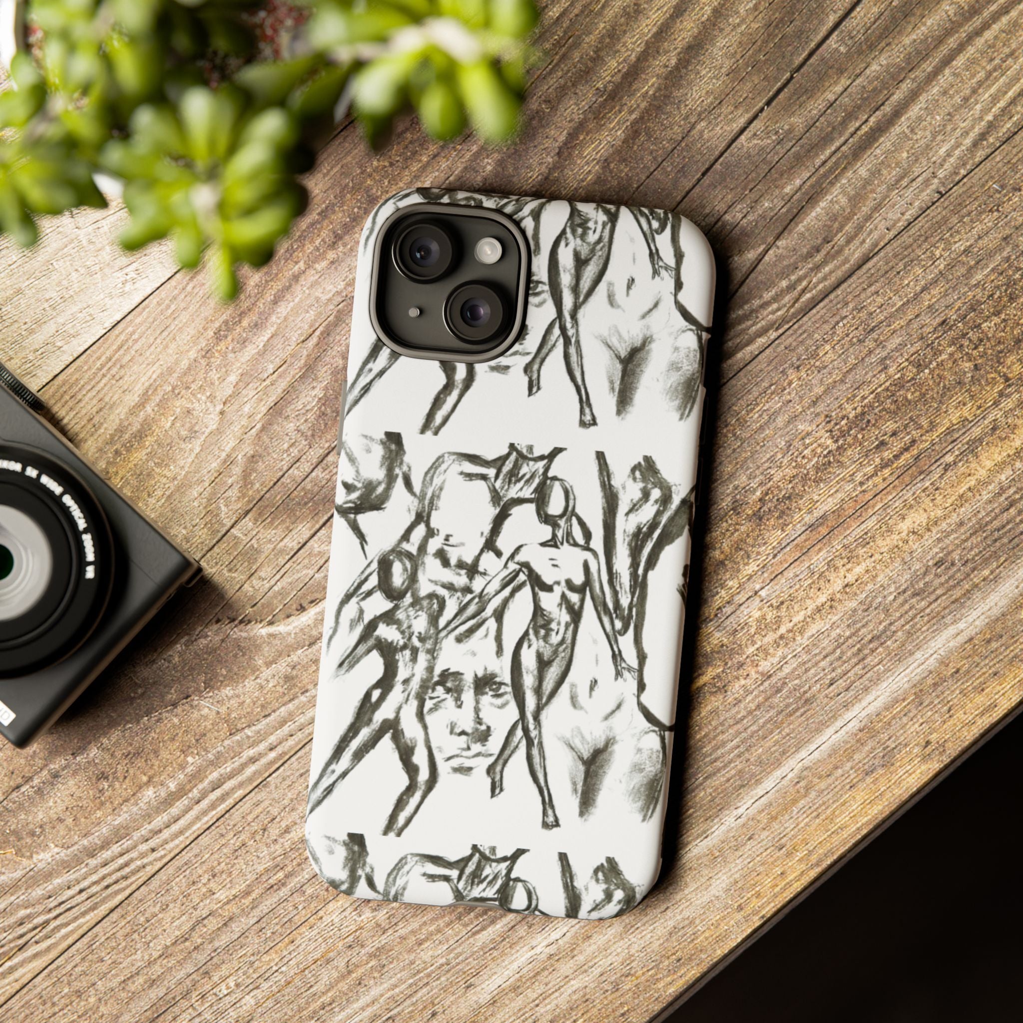 "The Figures" Artistic Figure Pattern Phone Case