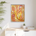 "Guitar People" Matte Framed Canvas