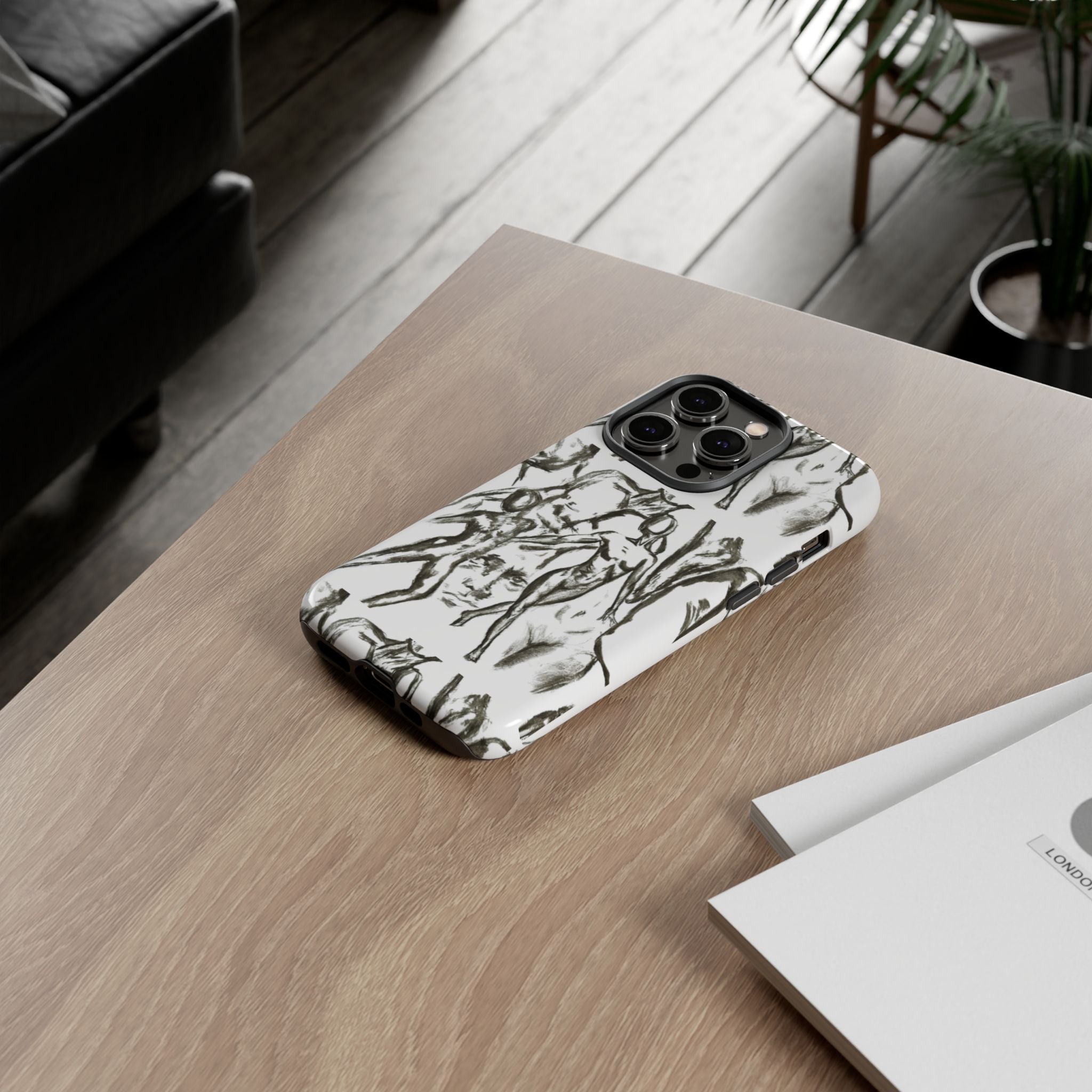 "The Figures" Artistic Figure Pattern Phone Case