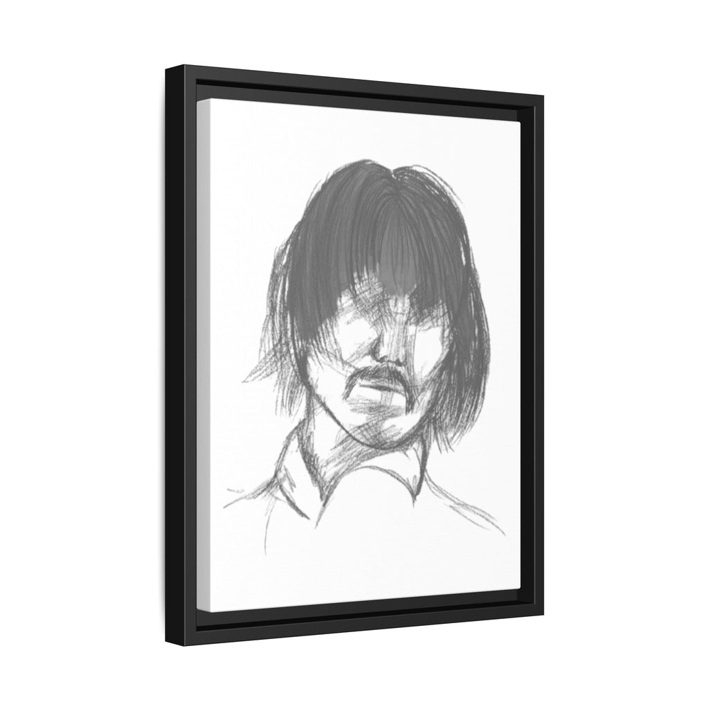"The Man" Framed Matte Canvas Portrait