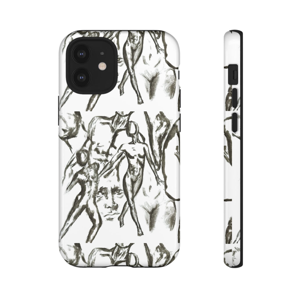 "The Figures" Artistic Figure Pattern Phone Case