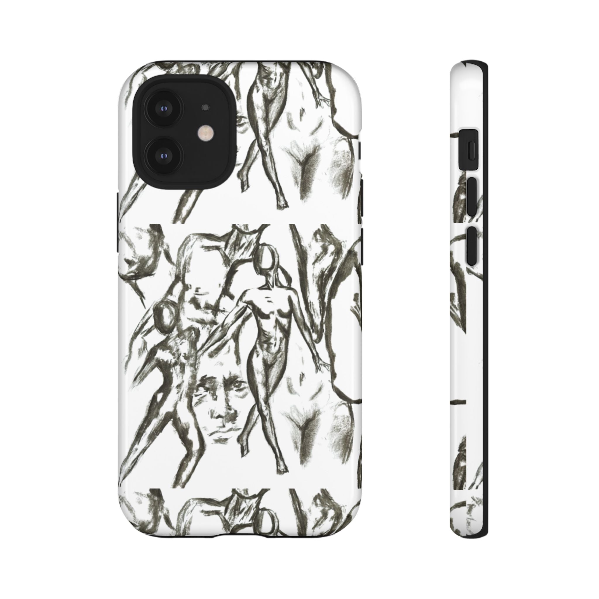 "The Figures" Artistic Figure Pattern Phone Case