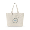 "Saltwater, Heals, Everything" Canvas Zippered Tote