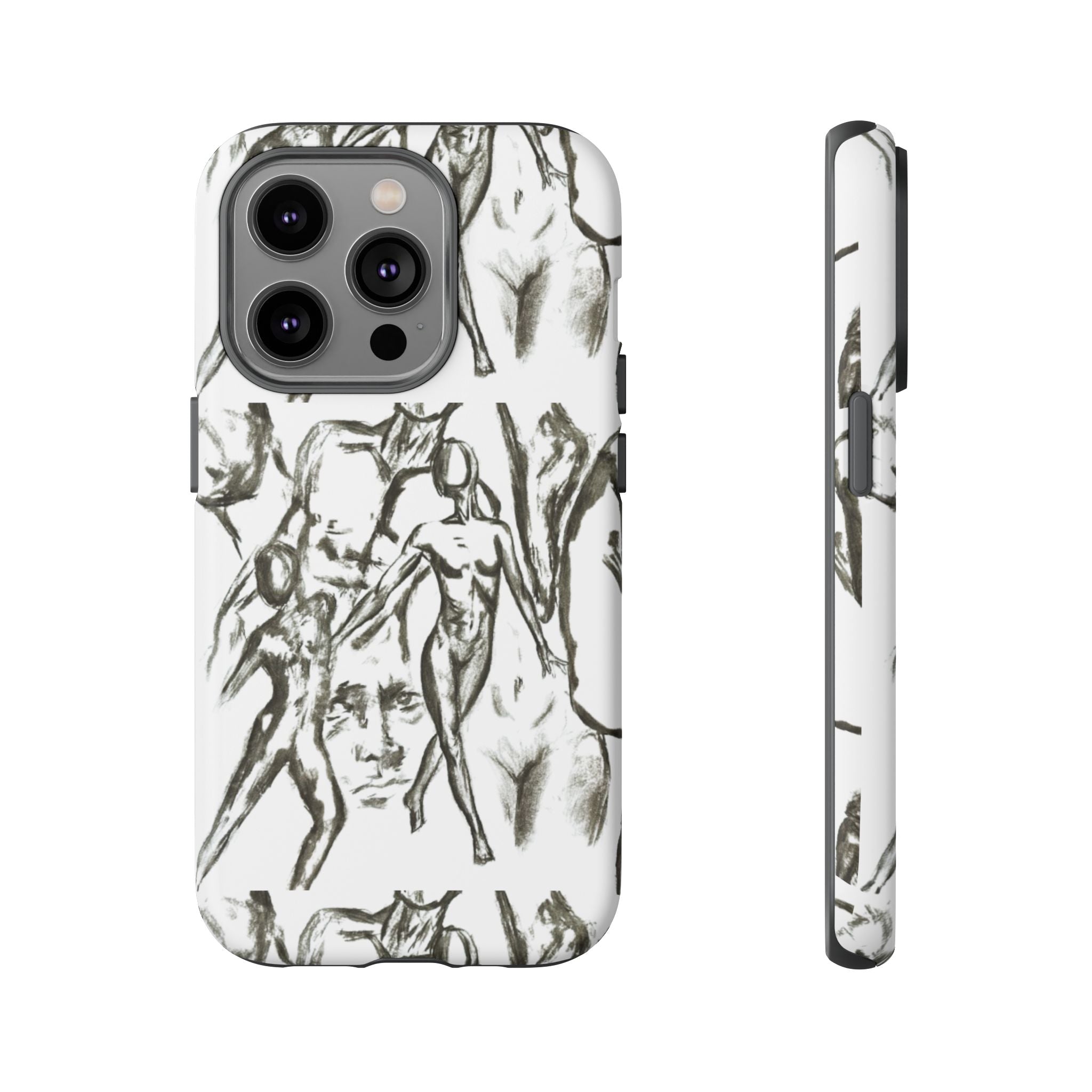 "The Figures" Artistic Figure Pattern Phone Case