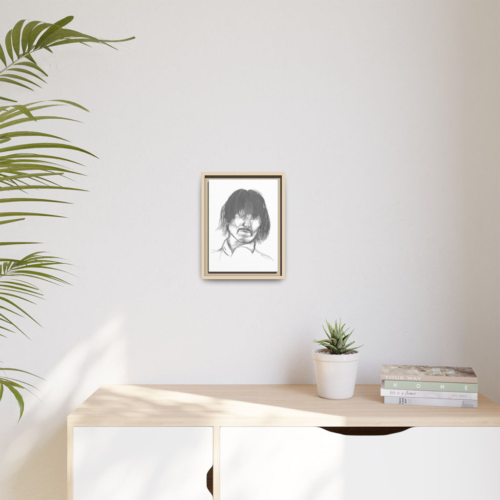 "The Man" Framed Matte Canvas Portrait