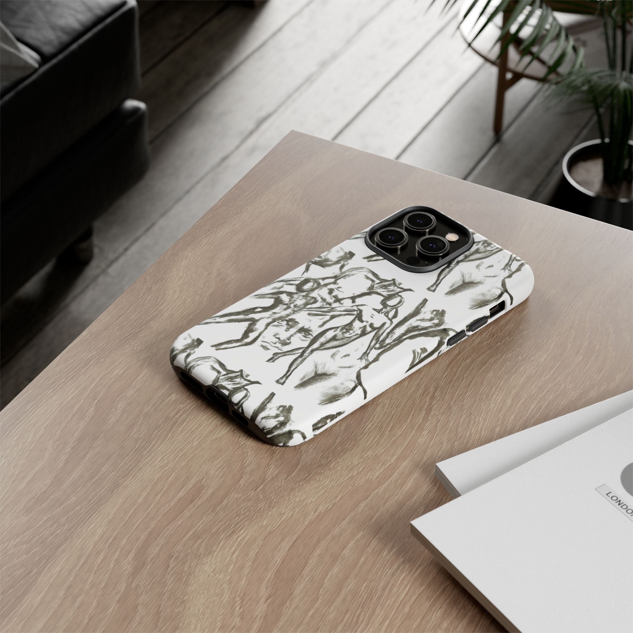 "The Figures" Artistic Figure Pattern Phone Case