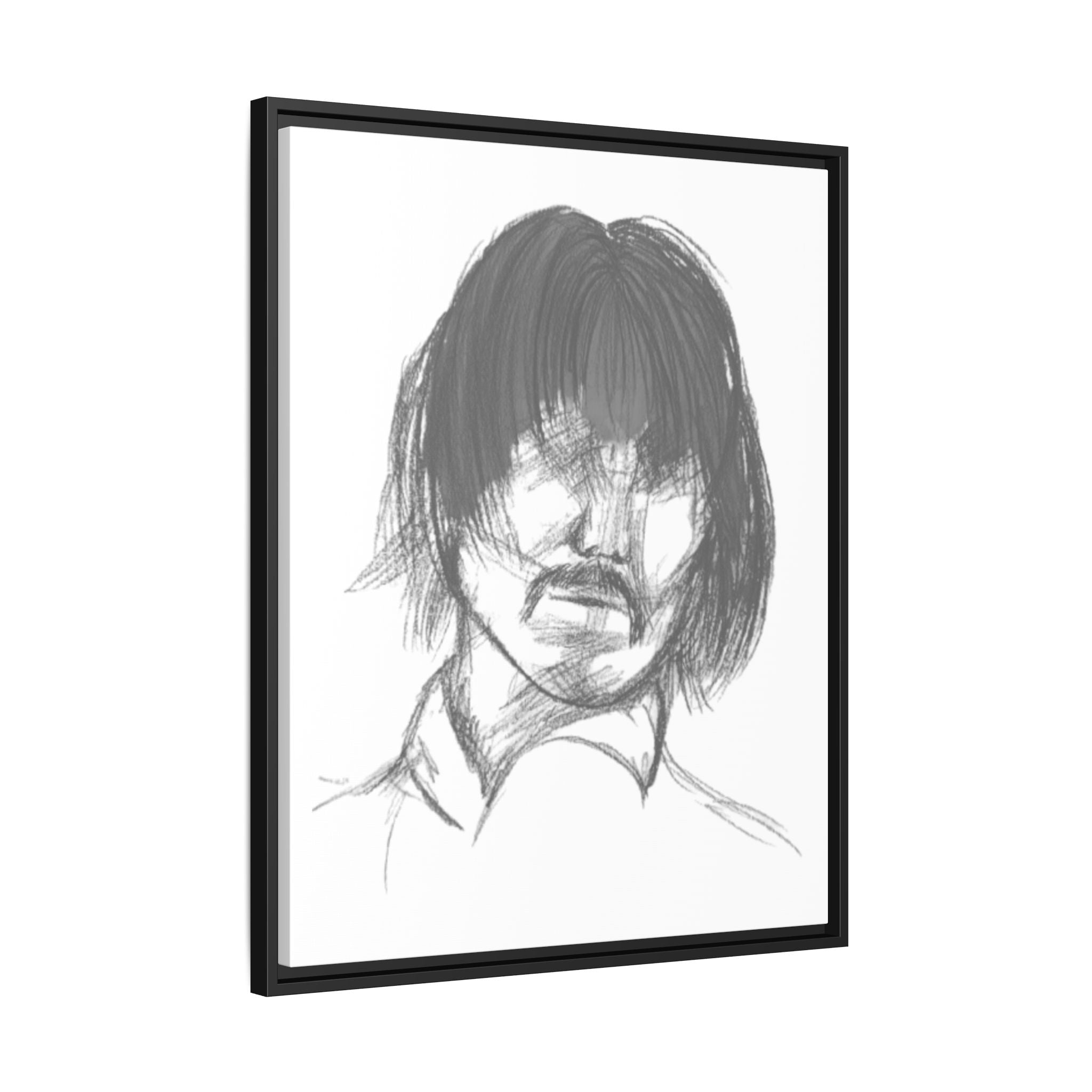 "The Man" Framed Matte Canvas Portrait