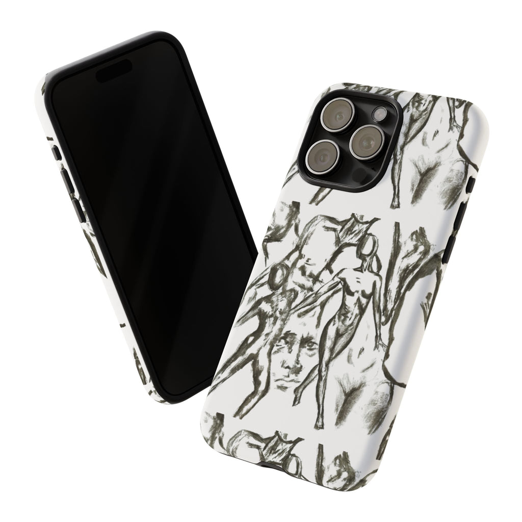"The Figures" Artistic Figure Pattern Phone Case