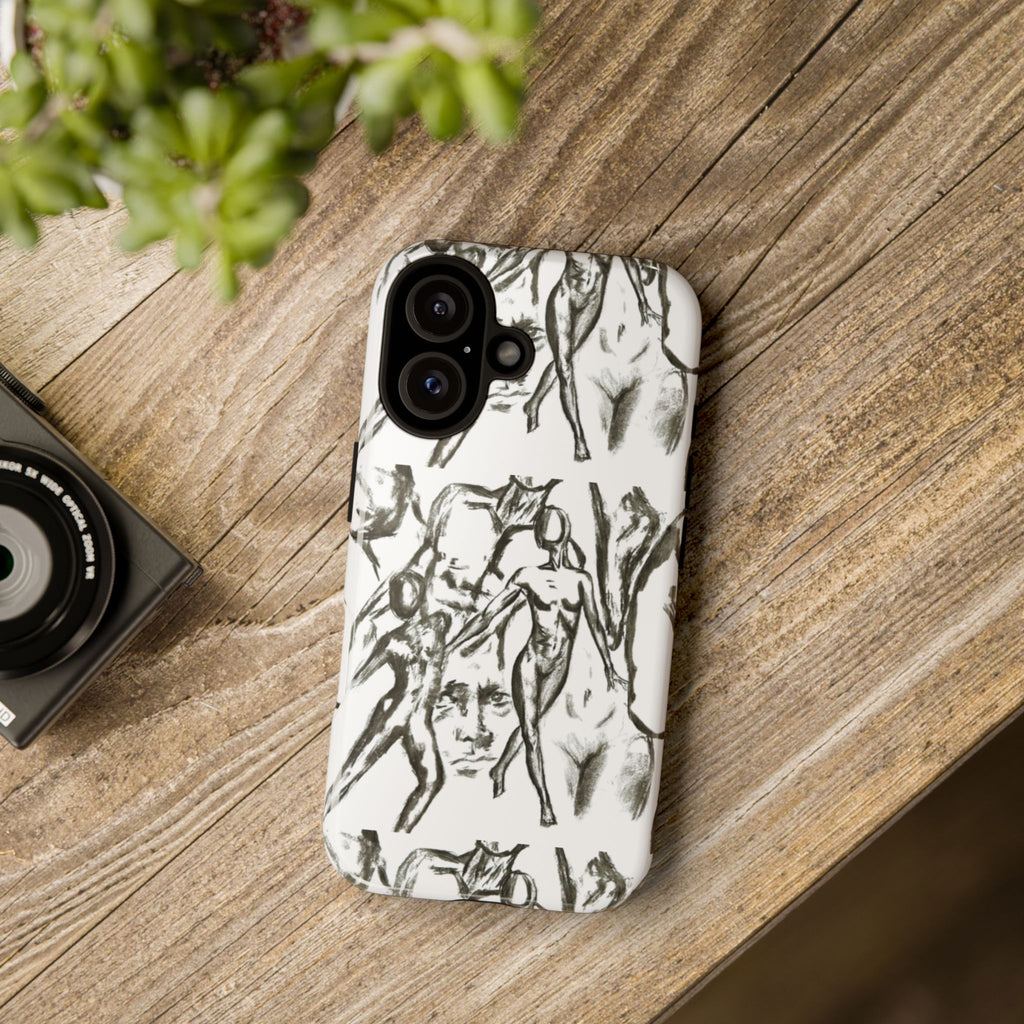 "The Figures" Artistic Figure Pattern Phone Case