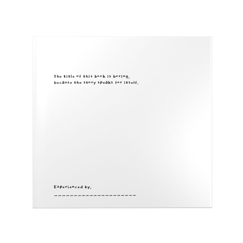 "The title of this book is boring" Hardcover Photo Book