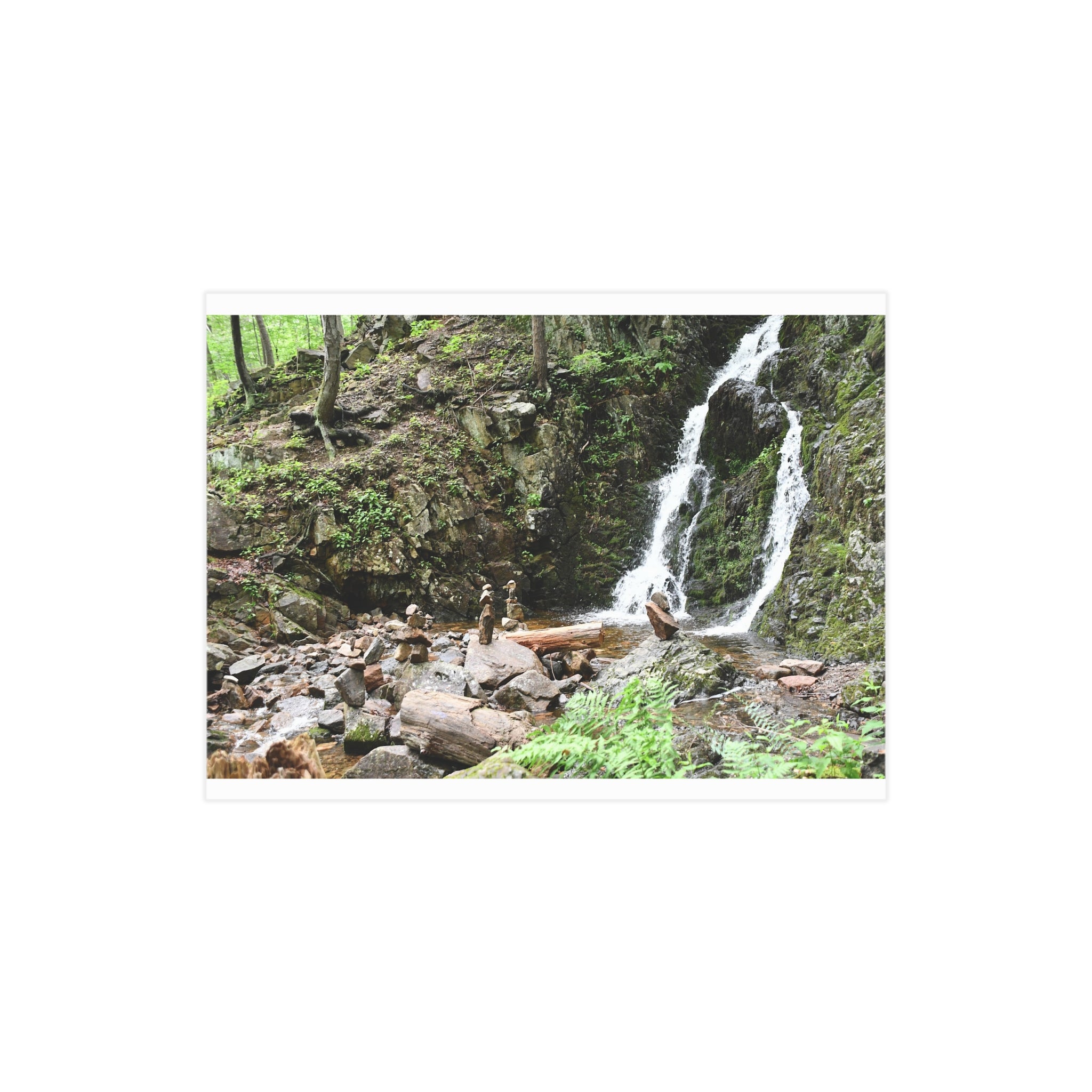 "Waterfall Cairn" Print