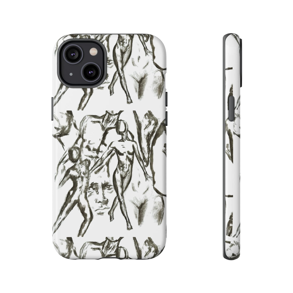 "The Figures" Artistic Figure Pattern Phone Case