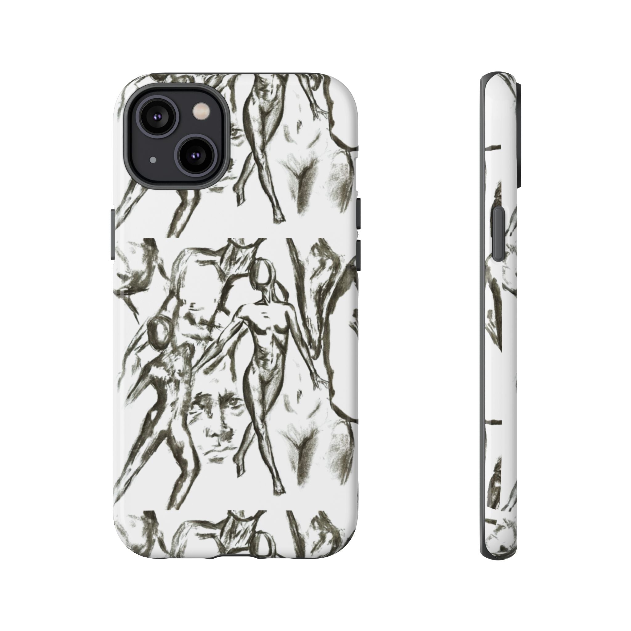 "The Figures" Artistic Figure Pattern Phone Case