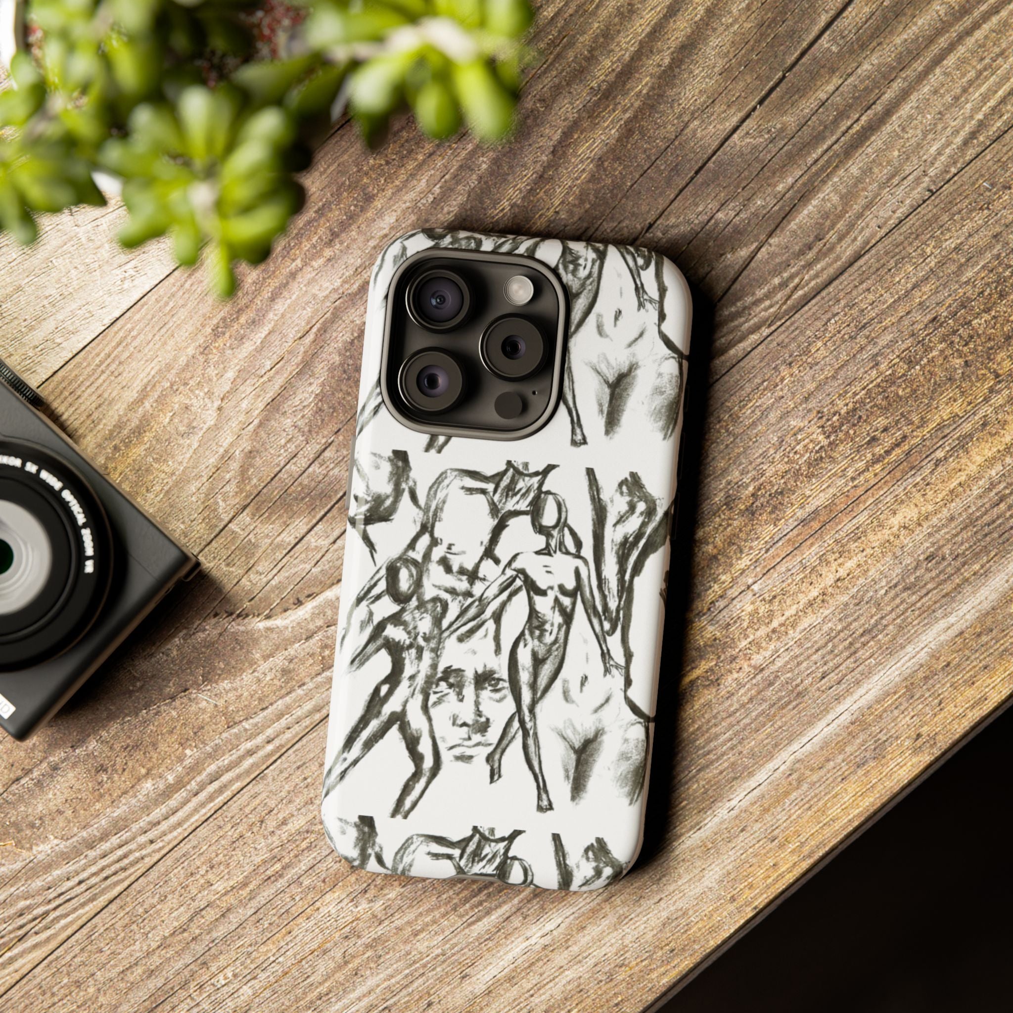 "The Figures" Artistic Figure Pattern Phone Case