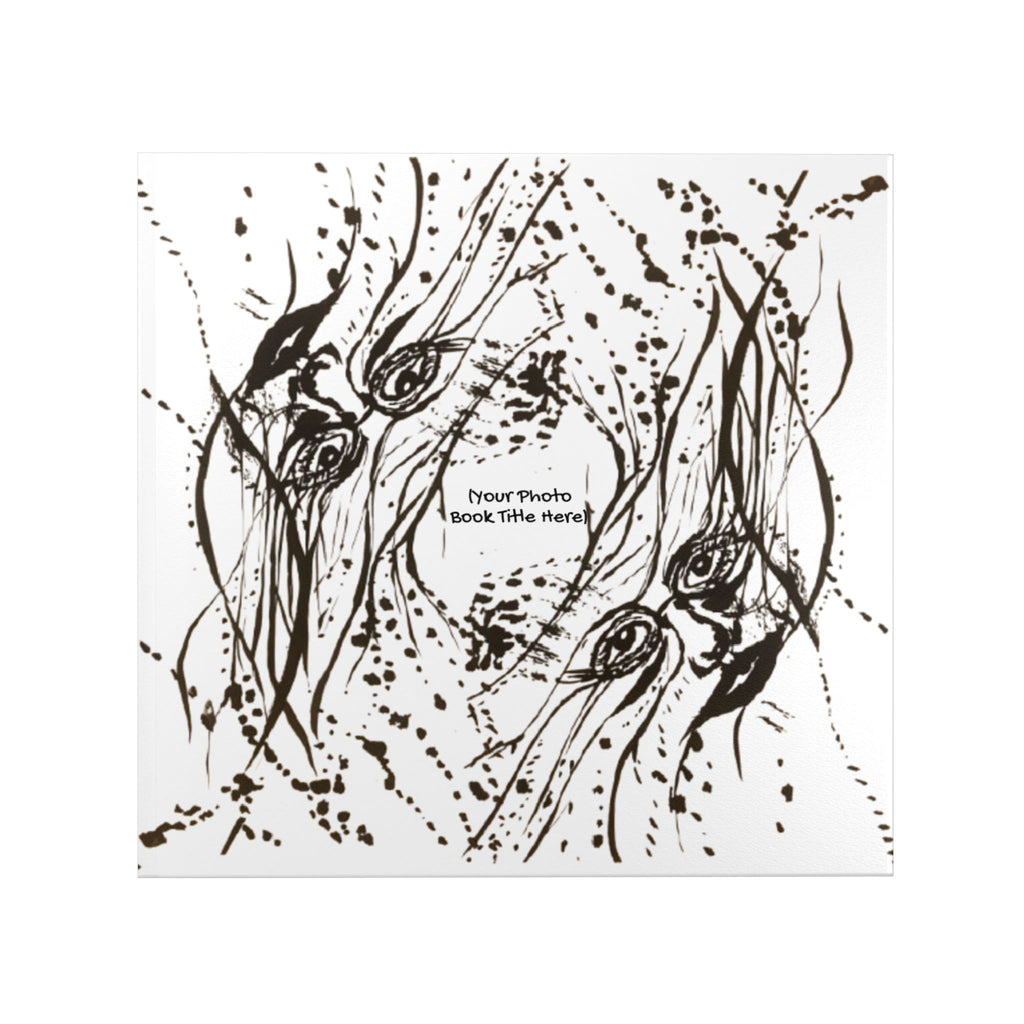"Twin Faces" Hardcover Customizable Photo Book
