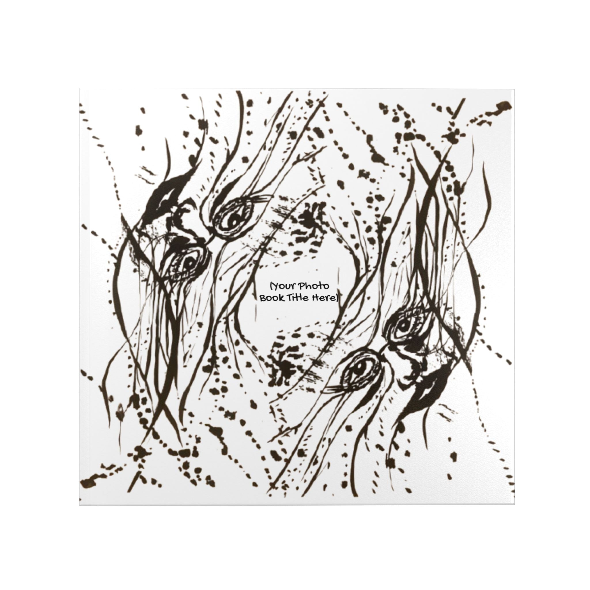 "Twin Faces" Hardcover Customizable Photo Book