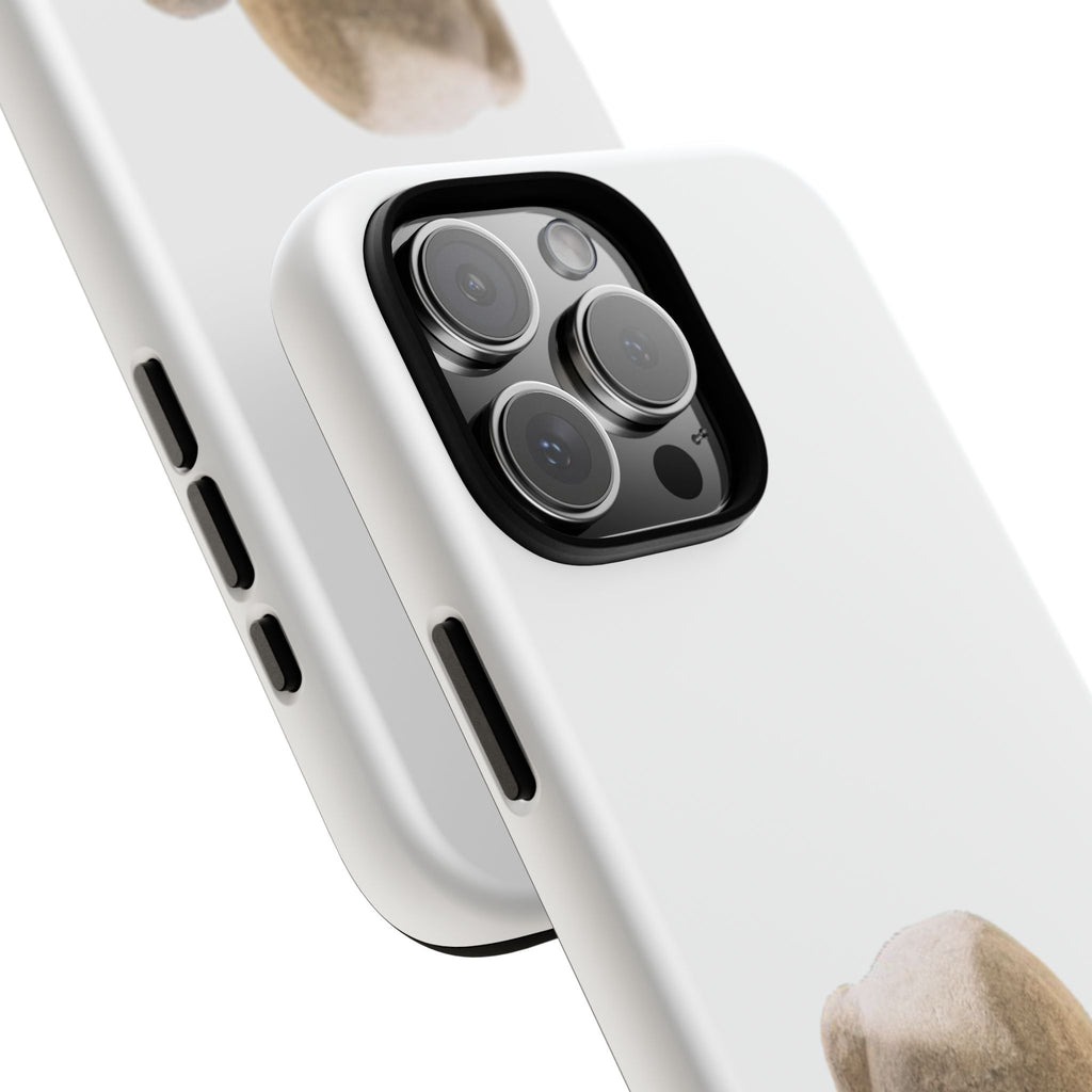 "Leaning Man" Phone Case — Minimalist Thoughtful Stone Sculpture Design