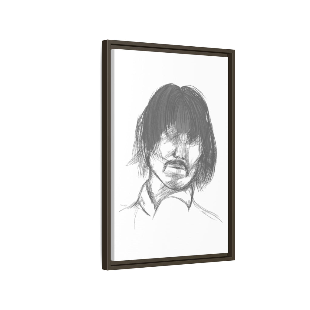 "The Man" Framed Matte Canvas Portrait
