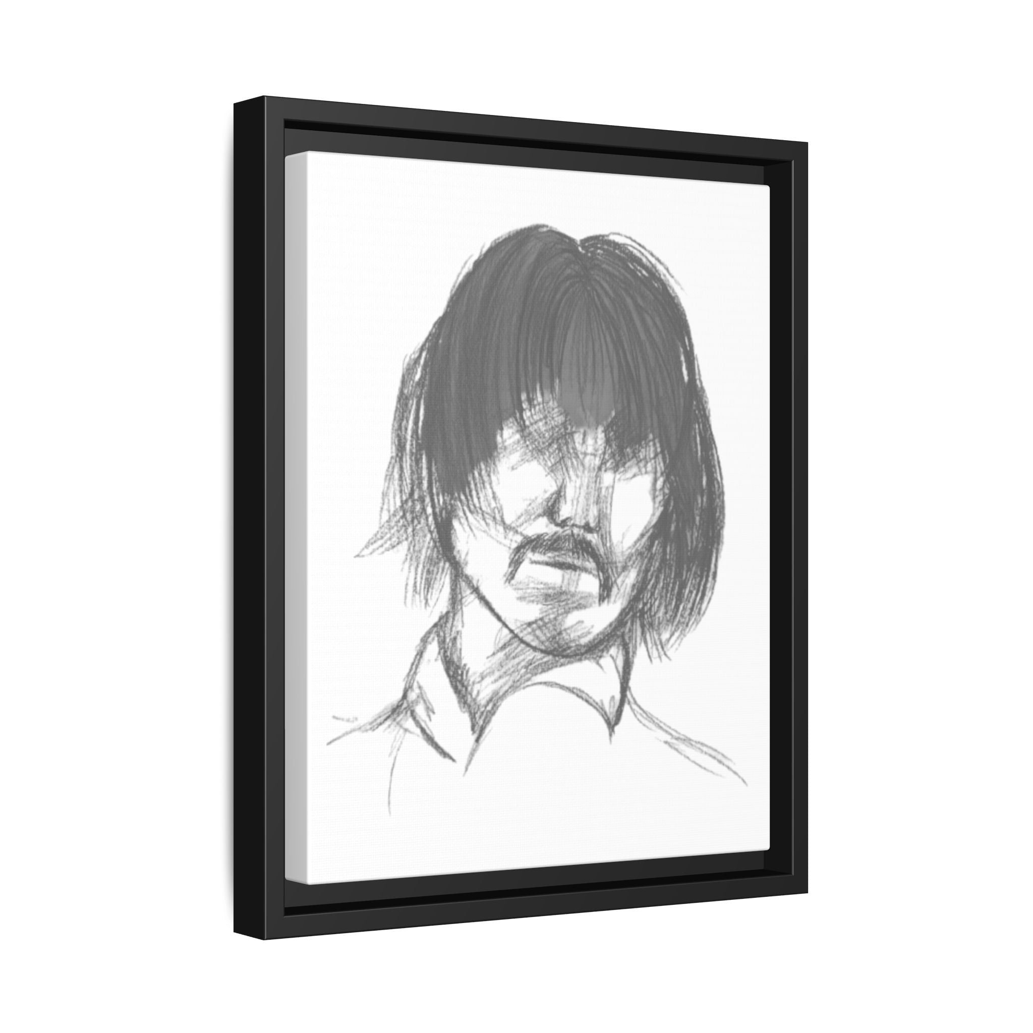 "The Man" Framed Matte Canvas Portrait