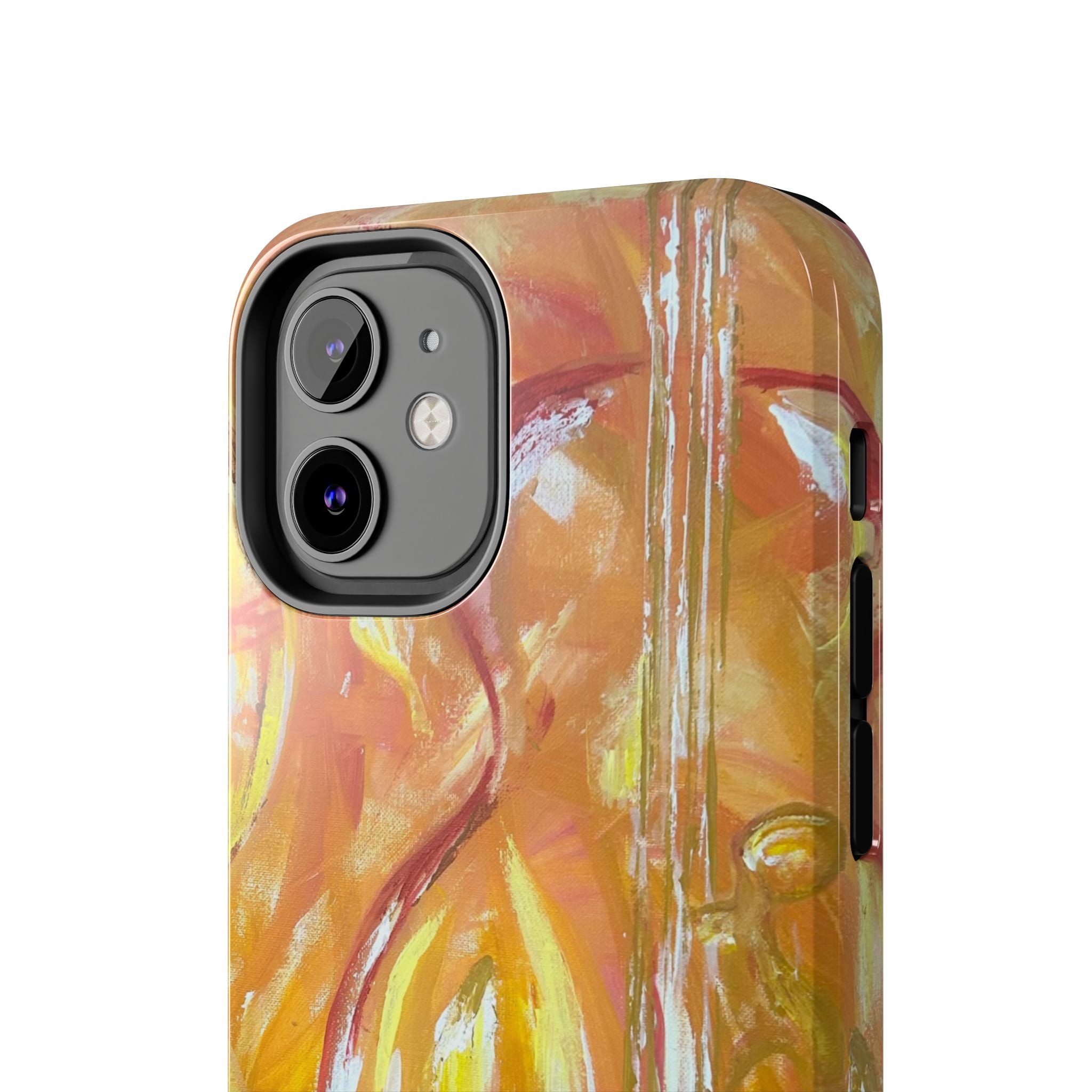 "Guitar People" Abstract Warm Guitar Art Phone Case