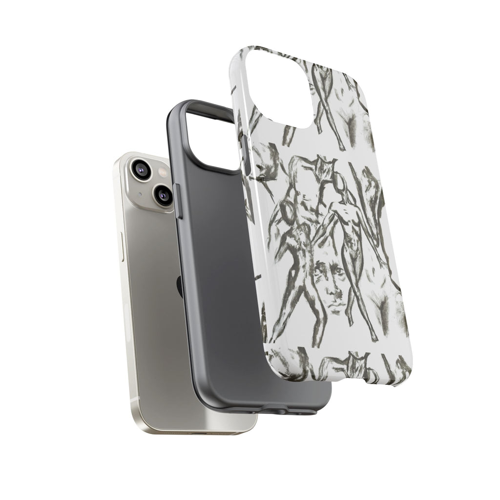 "The Figures" Artistic Figure Pattern Phone Case