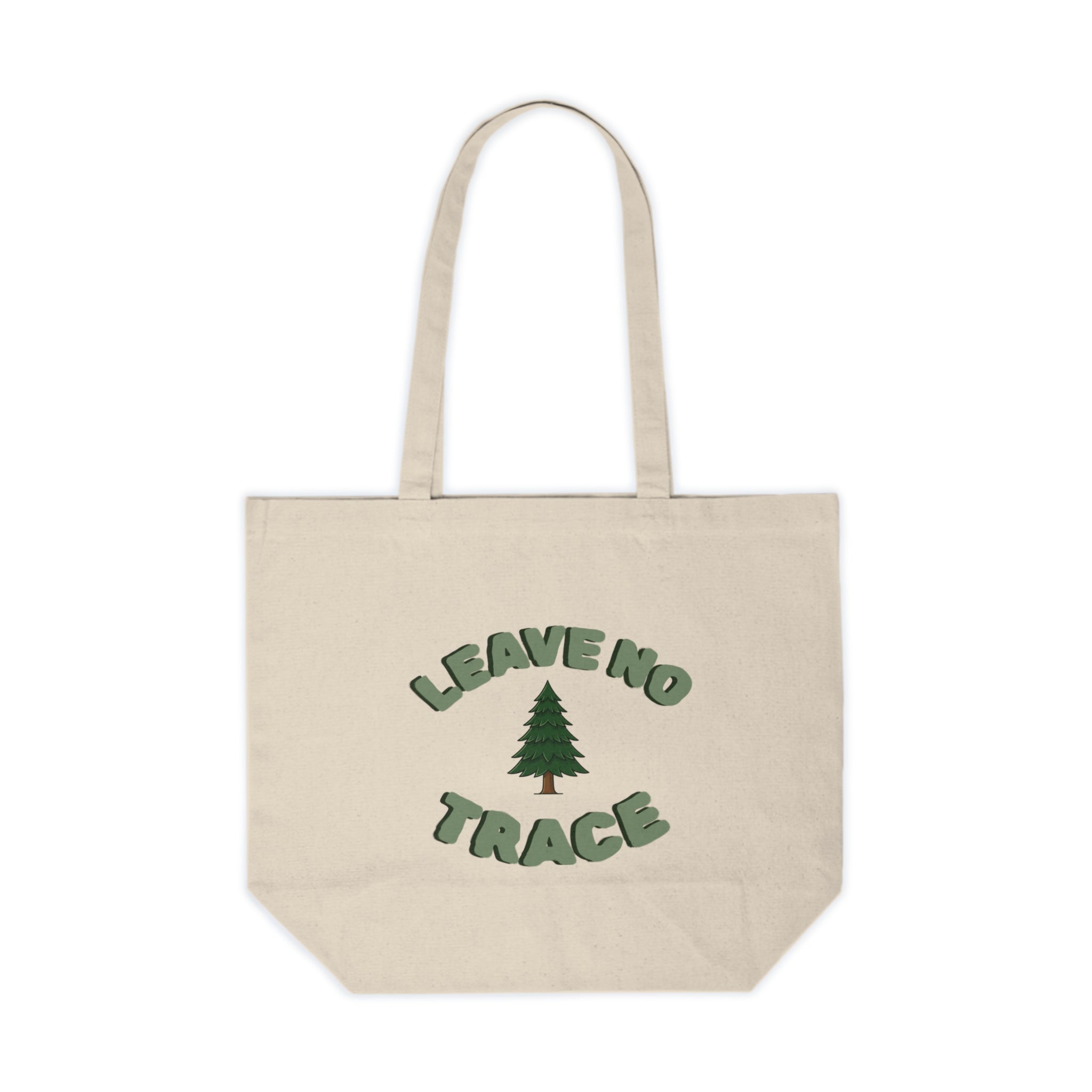 "Leave No Trace" Eco-Friendly Canvas Tote