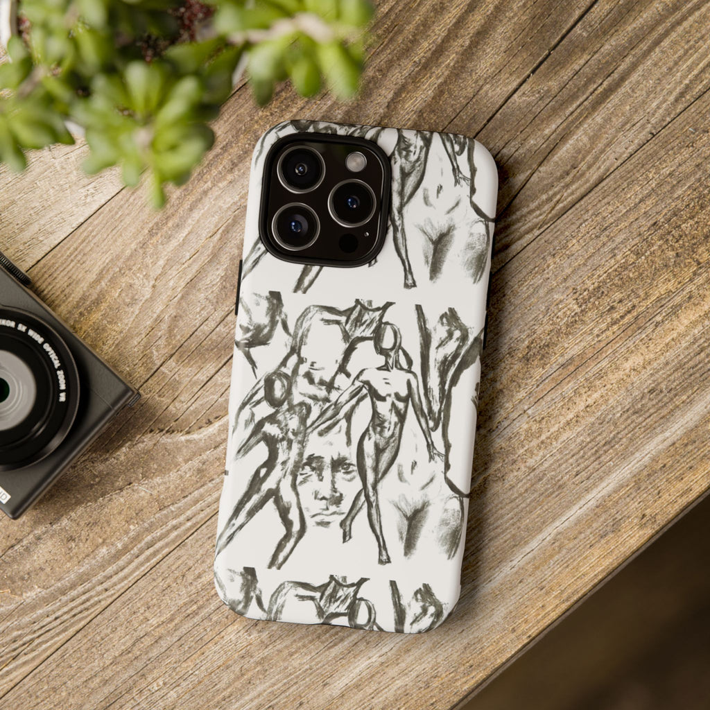 "The Figures" Artistic Figure Pattern Phone Case