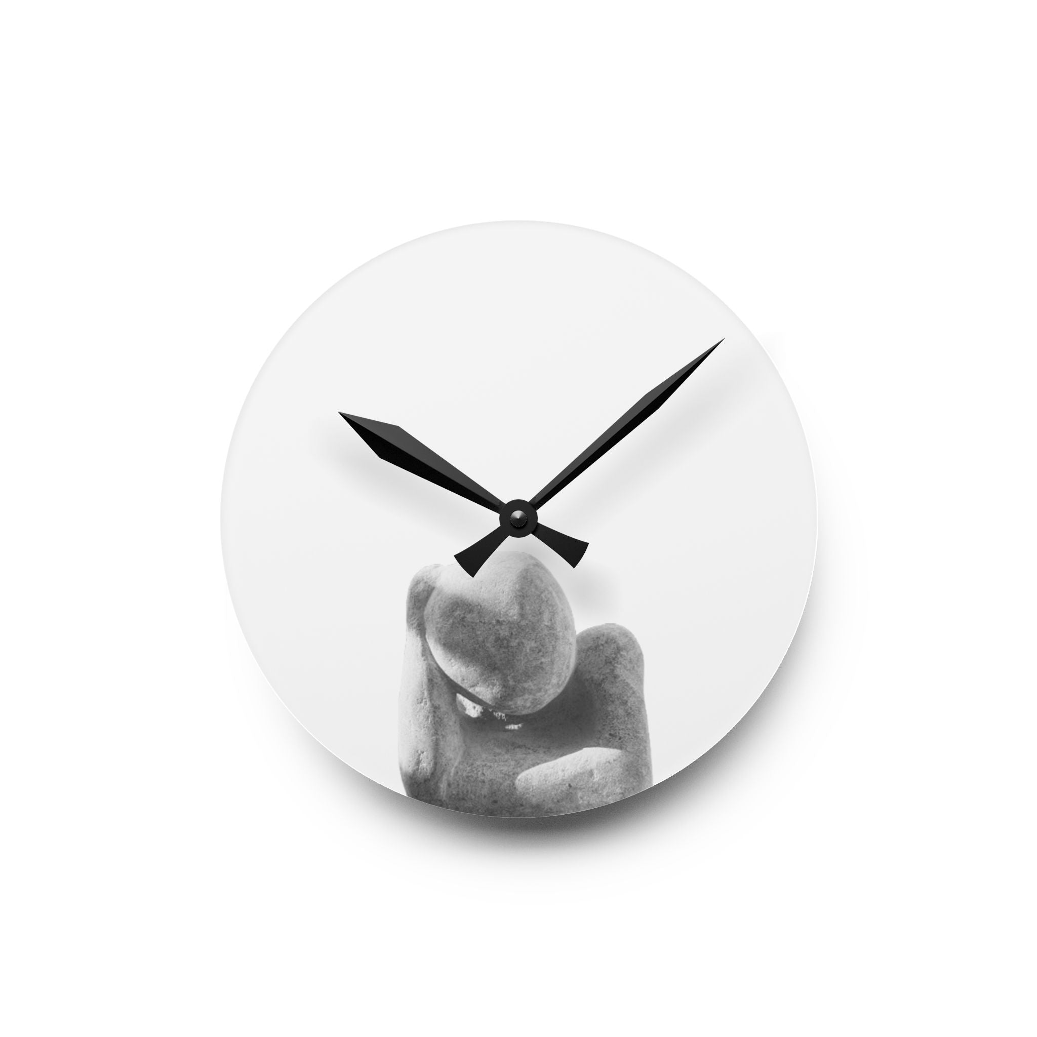 "Leaning Man" Acrylic Wall Clock