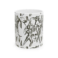 Abstract "The Figures" Sketch Ceramic Mug (11oz/15oz)
